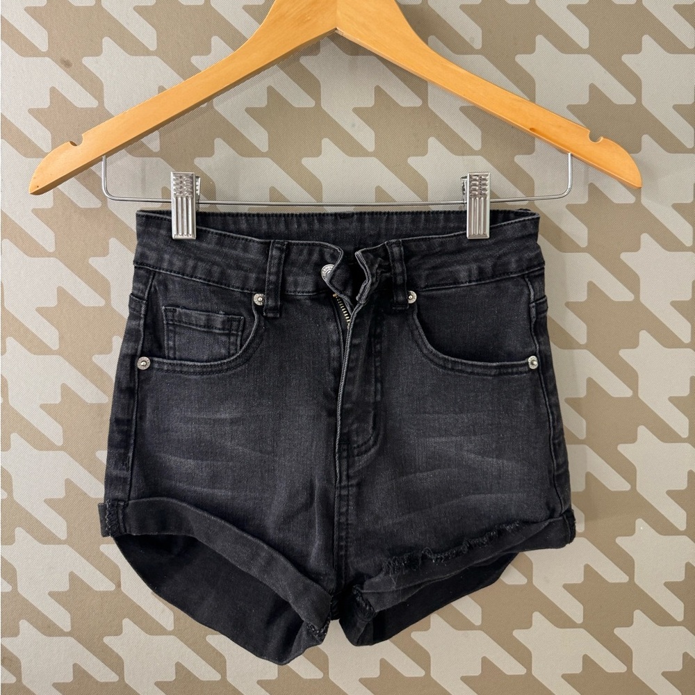 SHEIN Black Jean Shorts for Women